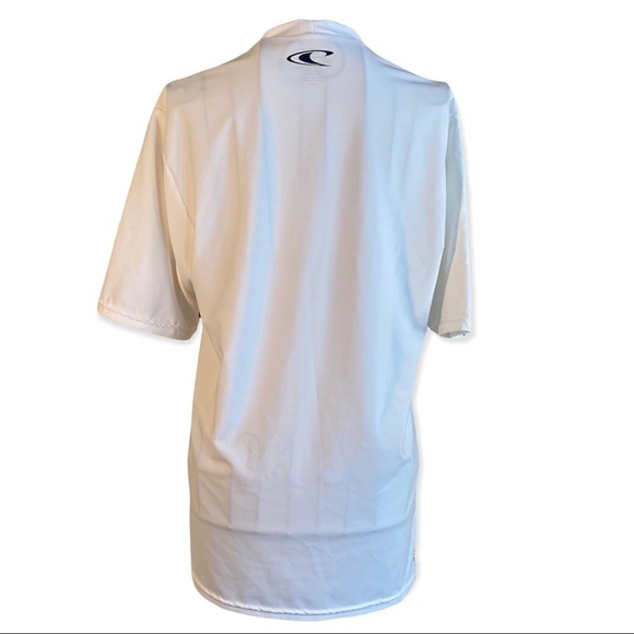 O'Neill 50+ UV Block Short-sleeved Rash Guard White Size Small - Picture 5 of 9